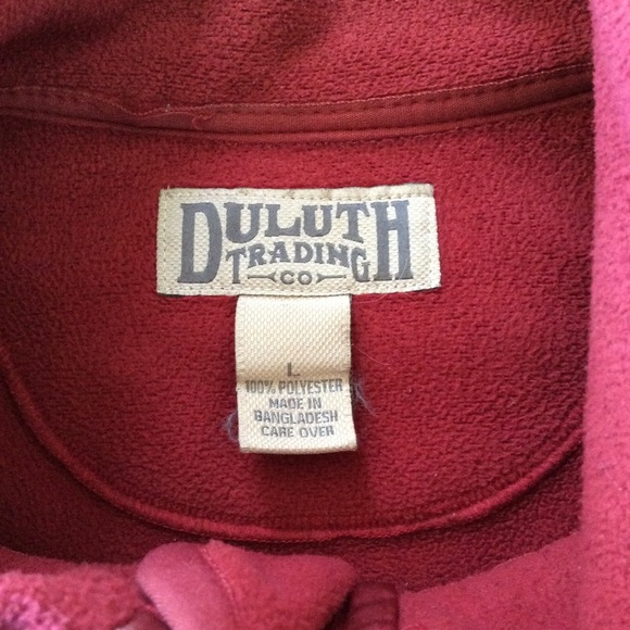 Duluth Trading Shoreman’s Fleece Full Zip Jacket
Windproof
Men’s Large
Burgundy - Picture 4 of 5